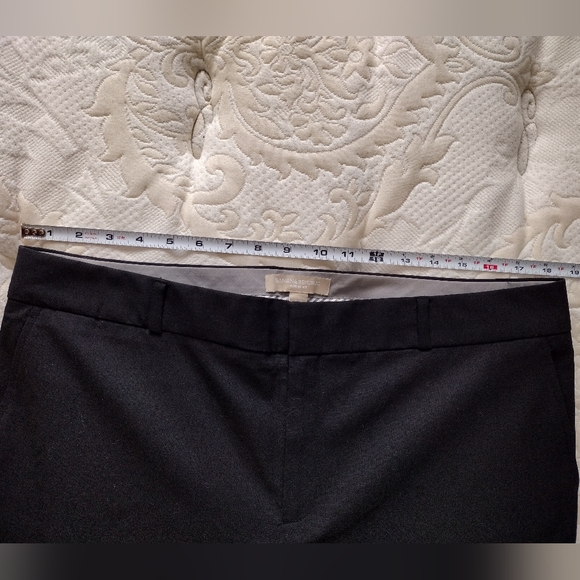 NWT Banana Republic Black Martin-Fit Lightweight Straight Leg Pants Women's 14S - Picture 3 of 7